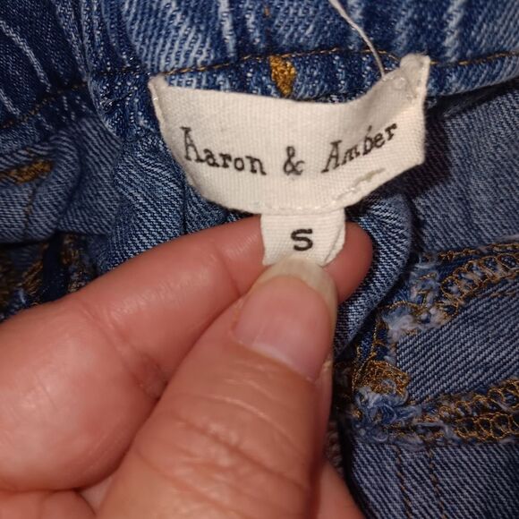 Aaron & Amber Paper Bag Waist and Baggy Mom Jeans Size S Pre-owned - Picture 4 of 14